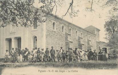 CPA FRANCE 83 " Pignans, Notre Dame des Anges, Le cloître"