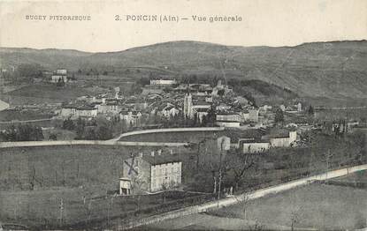 / CPA FRANCE 01 "Poncin, vue générale"