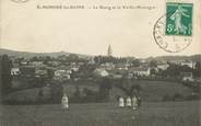 58 Nievre / CPA FRANCE 58 "Saint Honoré les Bains, le bourg et la vieille montagne"