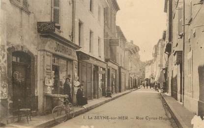 CPA FRANCE 83 "La Seyne sur Mer, Rue Cyrus Hugues"