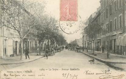 CPA FRANCE 83 "La Seyne sur Mer, Avenue Gambetta"