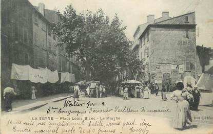 CPA FRANCE 83 "La Seyne sur Mer, Place Louis Blanc, le marché"