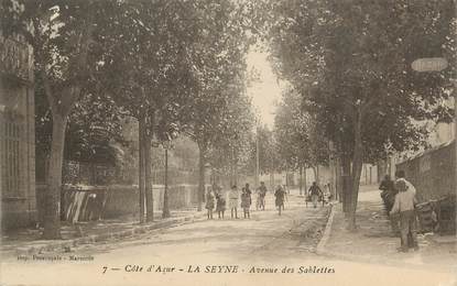 CPA FRANCE 83 "La Seyne sur Mer, Avenue des Sablettes"