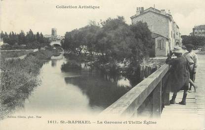 CPA FRANCE 83 " St Raphaël, La Garonne et vieille église"