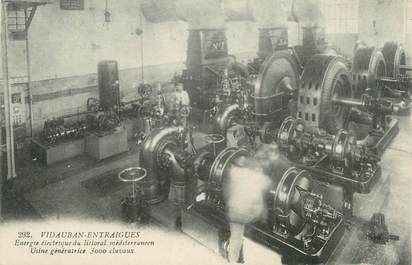 CPA FRANCE 83 " Vidauban - Entraigues, Usine électrique"