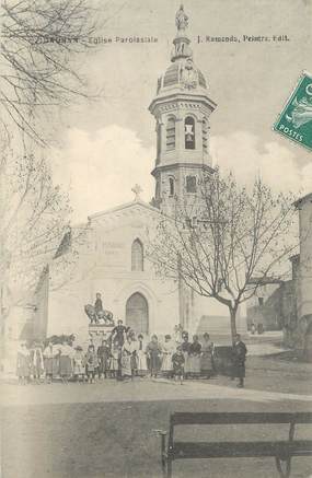 CPA FRANCE 83 " Vidauban , L'église paroissiale"