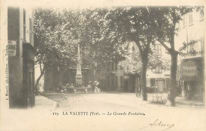 CPA FRANCE 83 " La Valette, La Grande Fontaine"