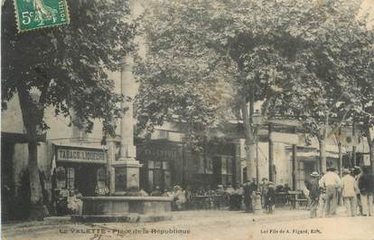 CPA FRANCE 83 " La Valette, Place de la République"