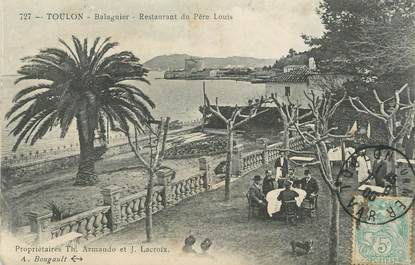 CPA FRANCE 83 " Toulon, Balaguier, Restaurant du Père Louis"