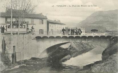 CPA FRANCE 83 " Toulon, Le pont des Routes sur le Las"