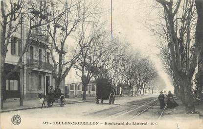 CPA FRANCE 83 " Toulon - Mourillon, Le Boulevard du Littoral"
