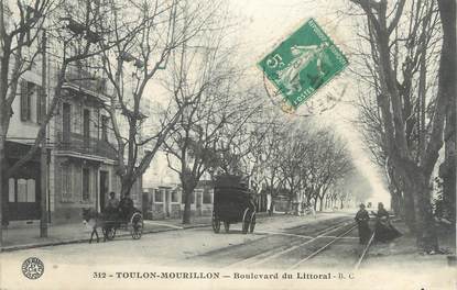 CPA FRANCE 83 " Toulon - Mourillon, Le Boulevard du Littoral"