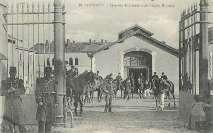 CPA FRANCE 79 " St Maixent, Quartier de Cavalerie de l'Ecole Militaire"