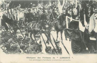 CPA FRANCE 83 "Toulon, Obsèques des victimes du Liberté"
