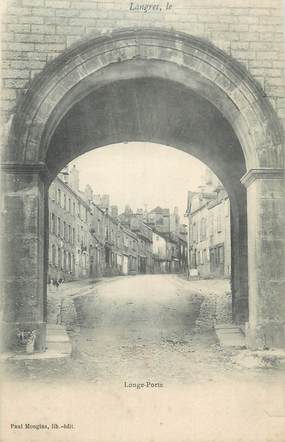 CPA FRANCE 52 " Langres, Longe Porte"