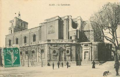 CPA FRANCE 30 " Alès, La cathédrale"