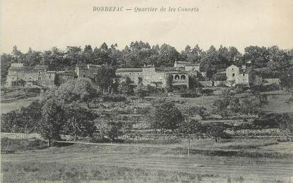 CPA FRANCE 30 " Bordezac, Quartier de les Conorts"