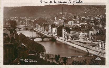 CPA FRANCE 88 " Epinal, Vue générale"