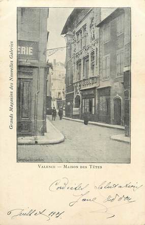 CPA FRANCE 26 "Valence, Maison des Têtes" / Ed. J. Céas & Fils