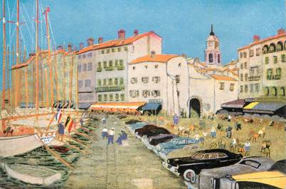 CPSM FRANCE 83 "St Tropez, Le port"