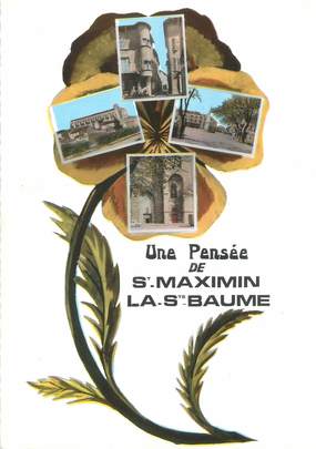 CPSM FRANCE 83 " St Maximin - La Ste Baume, Vues"
