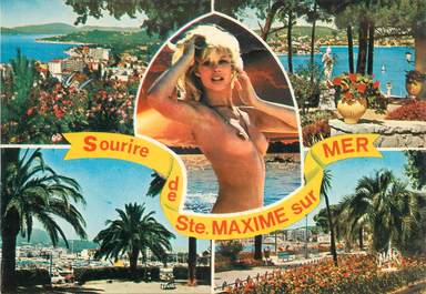 CPSM FRANCE 83 " Ste Maxime sur Mer, Vues" / NU