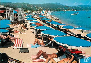 CPSM FRANCE 83 " Ste Maxime sur Mer, La plage" / NU