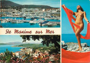 CPSM FRANCE 83 " Ste Maxime sur Mer, Vues" / NU