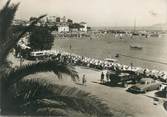 83 Var CPSM FRANCE 83 " Ste Maxime sur Mer, La plage vue de la Place des Palmiers"