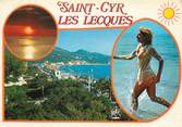 83 Var CPSM FRANCE 83 " St Cyr Sur Mer - Les Lecques, Vues" / NU