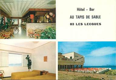 CPSM FRANCE 83 " St Cyr Sur Mer - Les Lecques, Hôtel Bar Au Tapis de Sable"