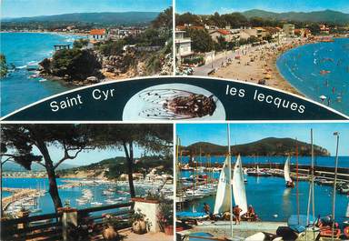 CPSM FRANCE 83 " St Cyr Sur Mer - Les Lecques, Vues"