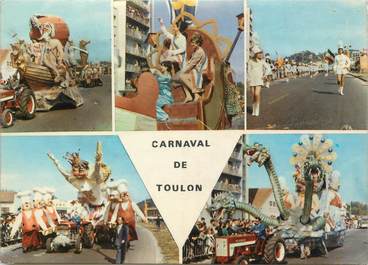 CPSM FRANCE 83 " Toulon, Vues du Carnaval"