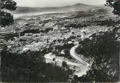 CPSM FRANCE 83 " Toulon, Vue supérieure de la corniche"