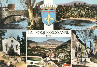 CPSM FRANCE 83 " La Roquebrussanne, Vues"