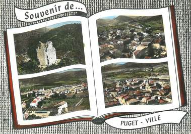 CPSM FRANCE 83 " Puget Ville, Vues"