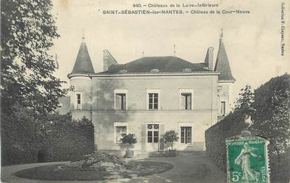 CPA FRANCE 44 " St Sébastien les Nantes, Château de la Cour Neuve"
