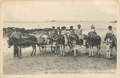 CPA FRANCE 44 " St Brévin les Pins, Les distractions de la plage"