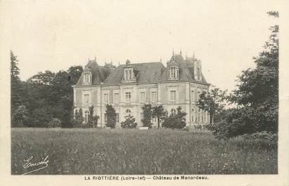 CPA FRANCE 44 " La Riottière, Château de Menardeau"