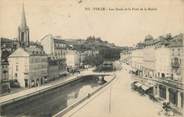 19 Correze / CPA FRANCE 19 "Tulle, les quais et le pont de la mairie"