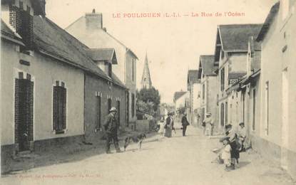 CPA FRANCE 44 " Le Pouliguen, La Rue de l'Océan"