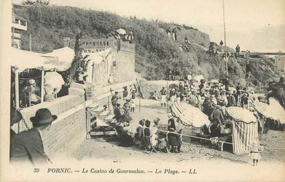 CPA FRANCE 44 " Pornic, Le Casino de Gourmalon, la plage"