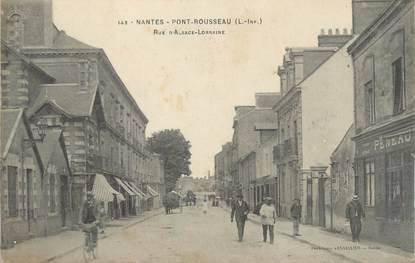 CPA FRANCE 44 " Nantes - Pont Rousseau, Rue d'Alsace Lorraine"