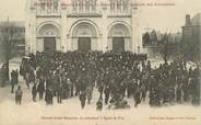 44 Loire Atlantique CPA FRANCE 44 " Nantes, Manifestations du 22 février 1906 devant St Donatien en attendant l'agent du fisc"