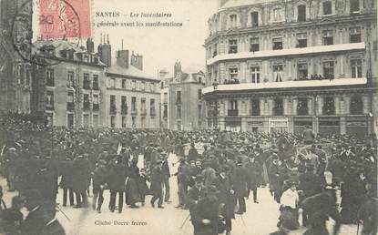 CPA FRANCE 44 " Nantes, Les manifestations"