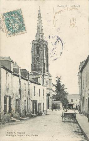 CPA FRANCE 44 " Mauves, L'église"