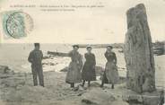 44 Loire Atlantique CPA FRANCE 44 "Le Bourg de Bas, Menhir dominant le port"