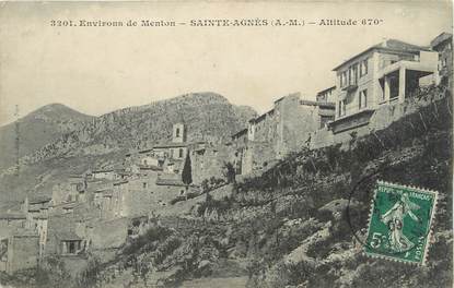 CPA FRANCE 06 " Ste Agnès, Vue générale"