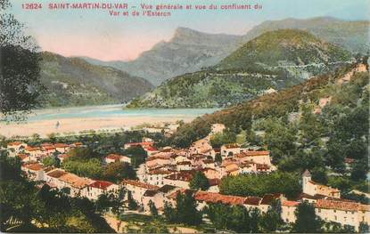 CPA FRANCE 06 " St Martin du Var, Vue générale et vue du Confluent du Var et de l'Esteron"