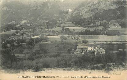 CPA FRANCE 06 " St Martin d'Entraunes, Fabrique de draps des Clets"